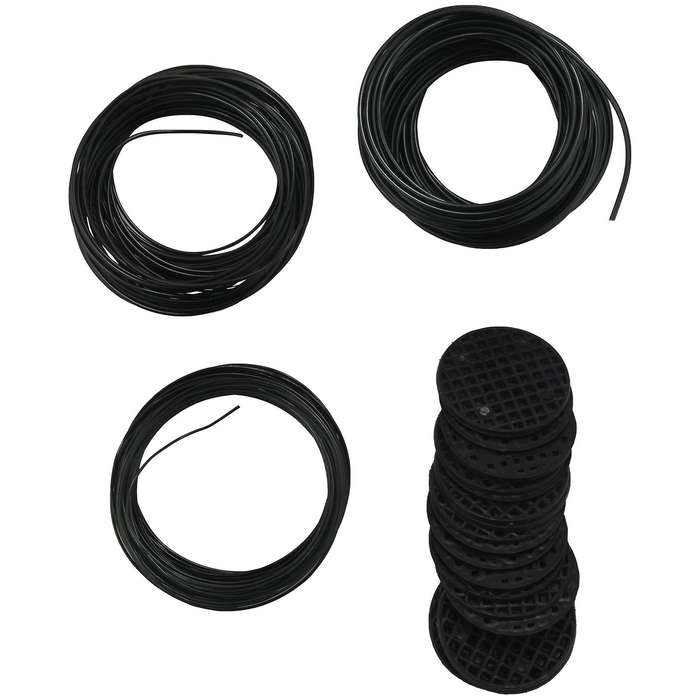 Bonsai Wire Set with Flower Pot Hole Mesh Pad,copper Bonsai Training Wire for Bonsai Tree Kit 20 Pl