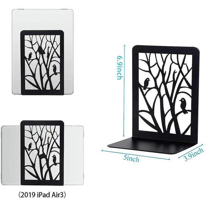 Book Ends, Book Ends for Shelves, Decorative Bookends for Books, Bookends for School, Home Or Offic
