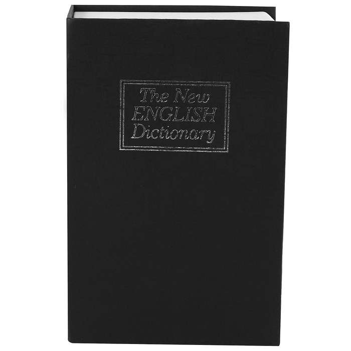 Book Safe with Combination Lock Dictionary Diversion Book Safe Portable Safe Box, Great for Storing
