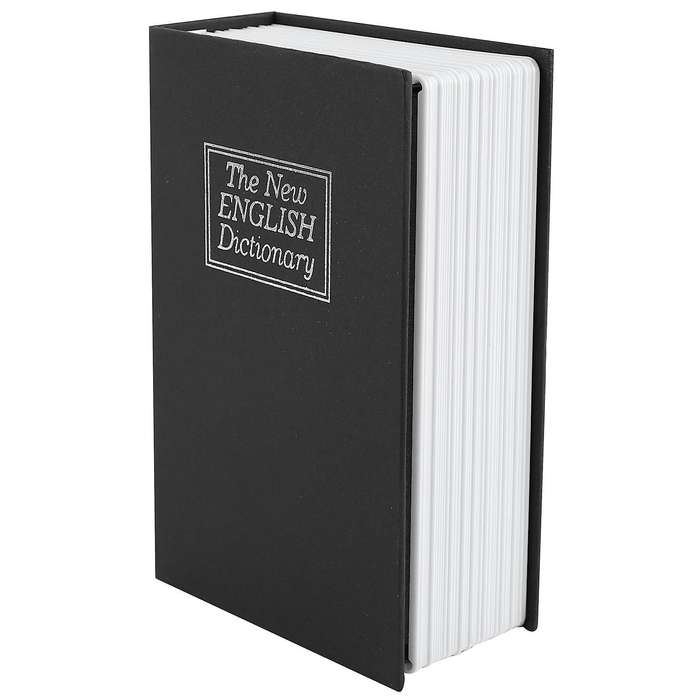 Book Safe with Combination Lock Dictionary Diversion Book Safe Portable Safe Box, Great for Storing