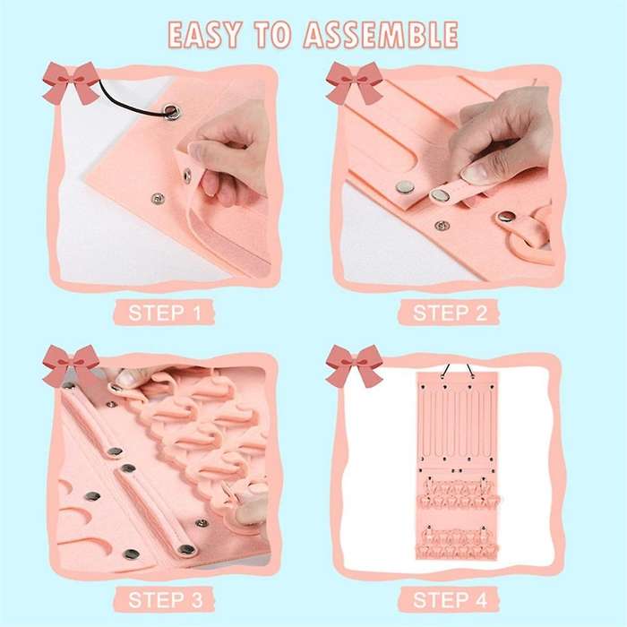 Bow Organizer for Girls,Use Hair Bows Holder Large Felt Hair Clips Storage Hanger,Baby Hair Accesso