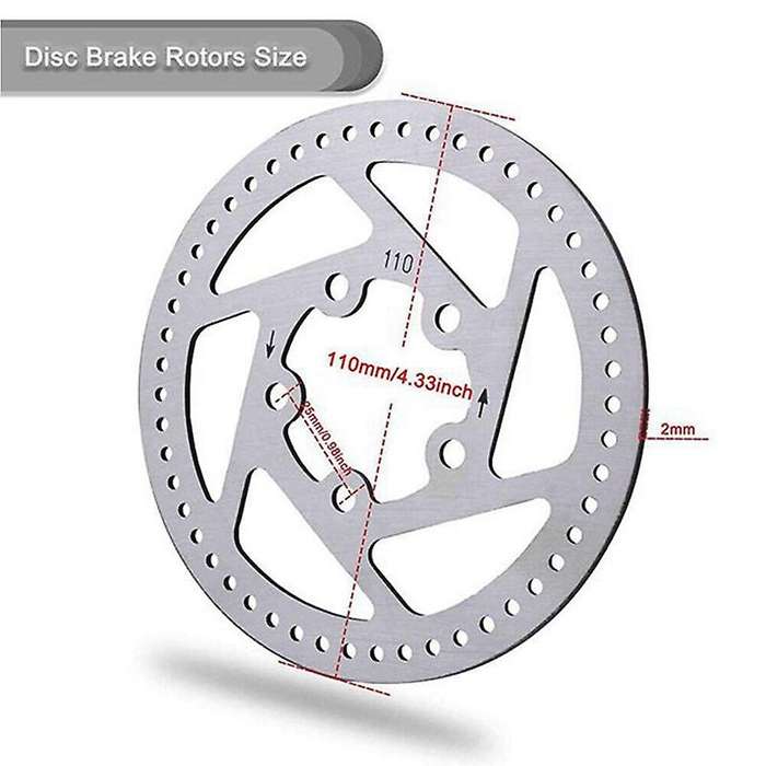 Brake Lever Disk Kit Set for Electric Scooter Parts Replacement(110mm )