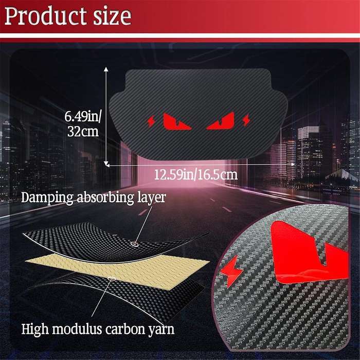 Brake Light Sticker for Model Y, Devil Eye Car Taillight Sticker Automotive Exterior Accessories Sti