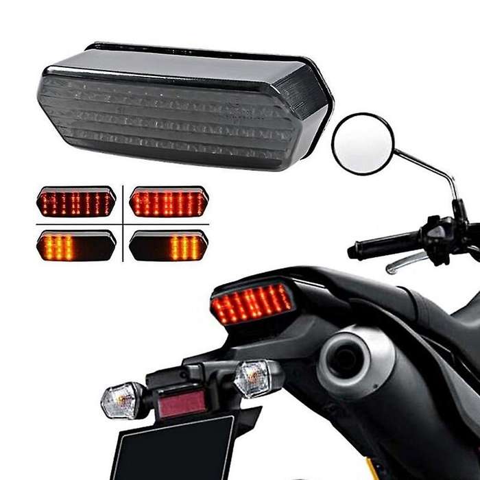 Brake Stop Tail Light Smoke Lens Integrated Turn Signals Integrated Sequential LED Tail Lights for 2