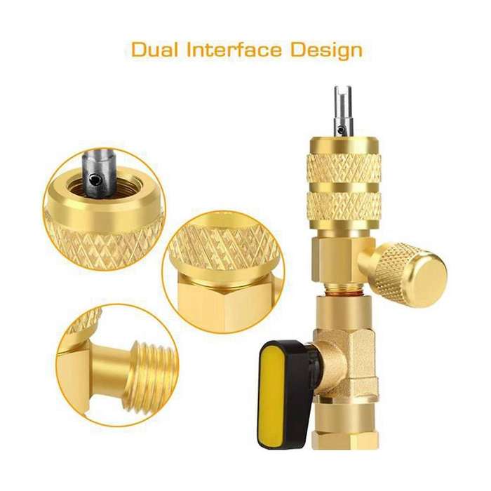 Brass - Valve Core Handling Tool Valve Core Wrench Refrigeration Tool