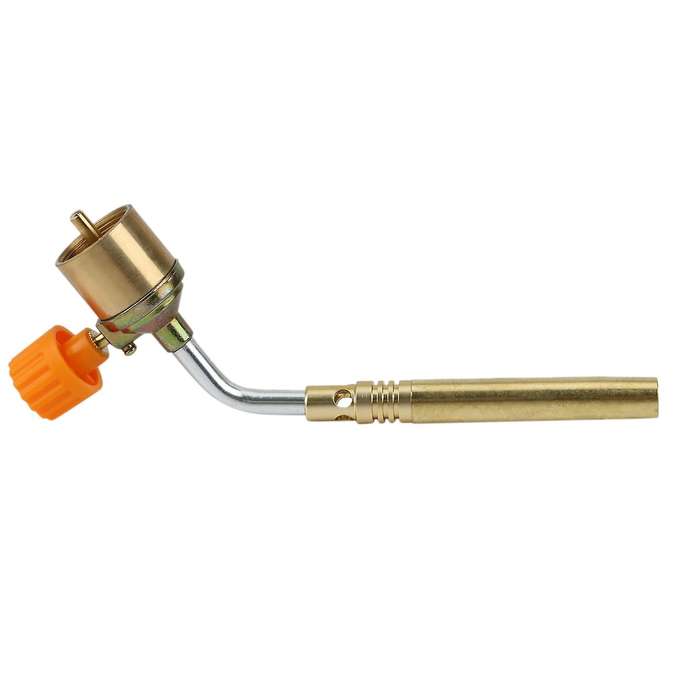 Brass MAPP, Propane Gas Torch, Automatic Ignition Trigger, Heating Welding , Suitable for Camping a