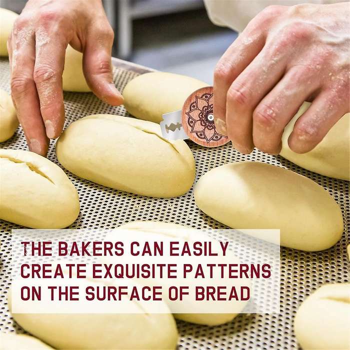 Bread Scoring Tool, Bread Lame Cutter for Sourdough Bread Lame Wooden Bread Lame Dough Scoring Tool