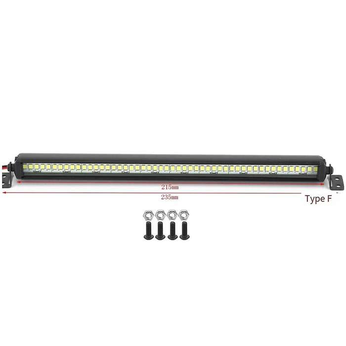 Bright Light Bar 215mm for 1/10 Rc Crawler Car Axial Scx10 90046 -4 Cc01 D90 Redcat
