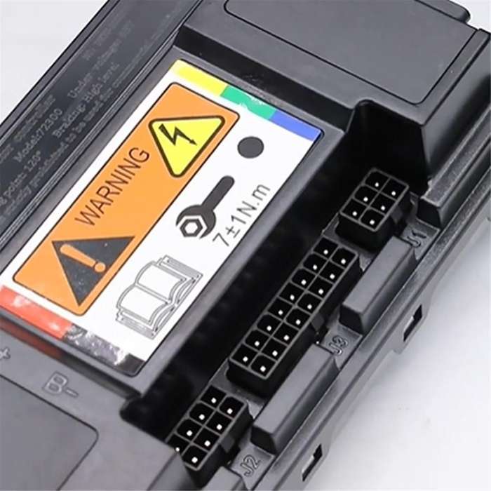 Brushless DC Controller EM100SP 72350 120A 2KW3Kw QS Motorcycle Intelligent Programmable Water-Coole