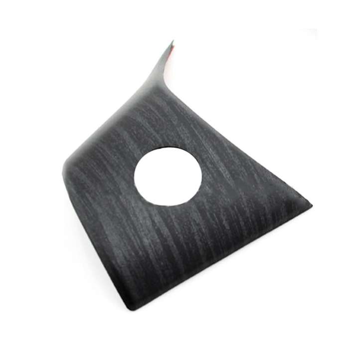 Brushed Wood Grain Steering Wheel Protective Trim for Model Y