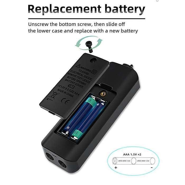Bside A1 Voltage Tester Detector Multimeter Color Display