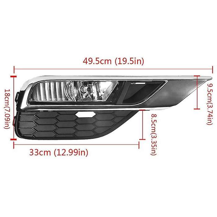 Bumper Fog Light for 2015 2016 -V Fog Lights Bumper Lamps+Wiring Kit&Switch