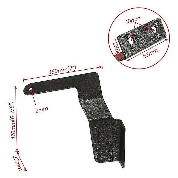 Bumper Mounting Brackets for 30 Inch Straight Single Or Dual Row LED Light Bar Fit for 2005-2015