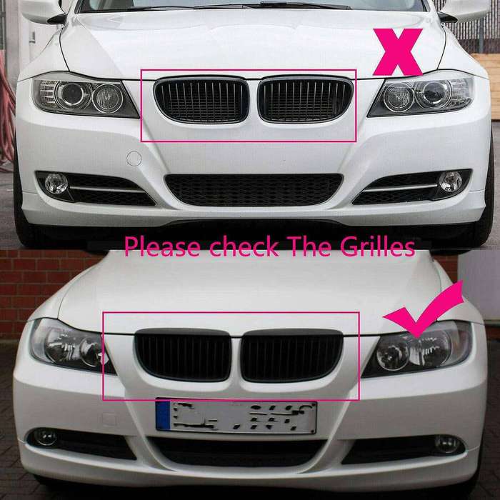 Bumper Lower Center Grille Cover Trim for - 3-Series 2004-07 E90 E91 51117134074