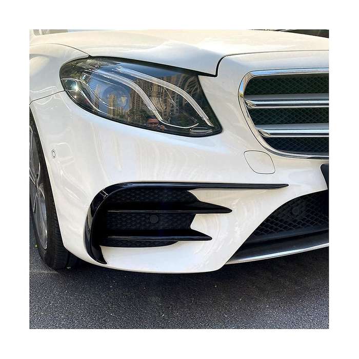Bumper Spoiler Wind Blade Front Wind Blade Decoration Car for E-Class W213 2016-2020 E200 260 300