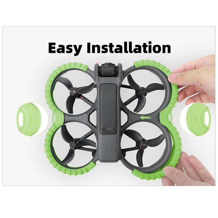Bumper Ring Protectors for AVATA 2 Scratch Resistant Propeller Blade Insurance Bumper Protectors Bla