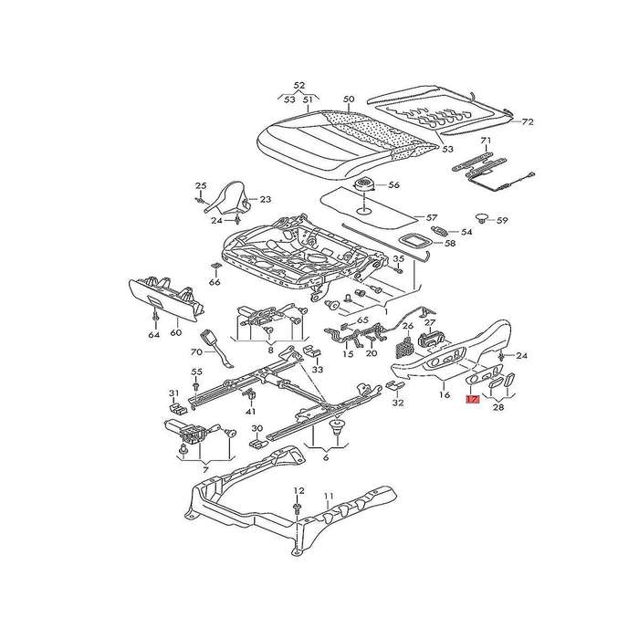 Button Switch Bezel Frame Cover Trim for 7p R Line 2011-2018 7p6882516c9b9 7p6882515c9b9 Car Acces
