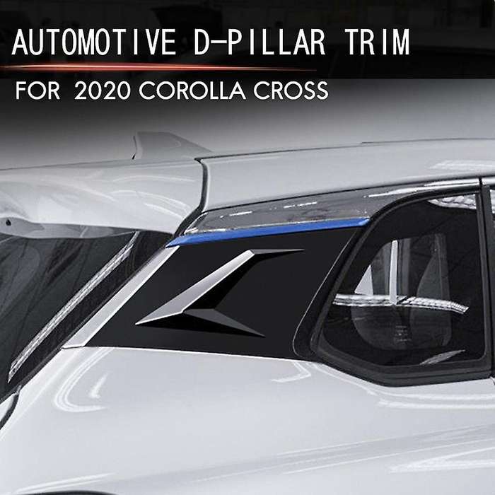 C Pillar Rear Side Window Quarter Panel Cover Trim Garnish for 2020 2021