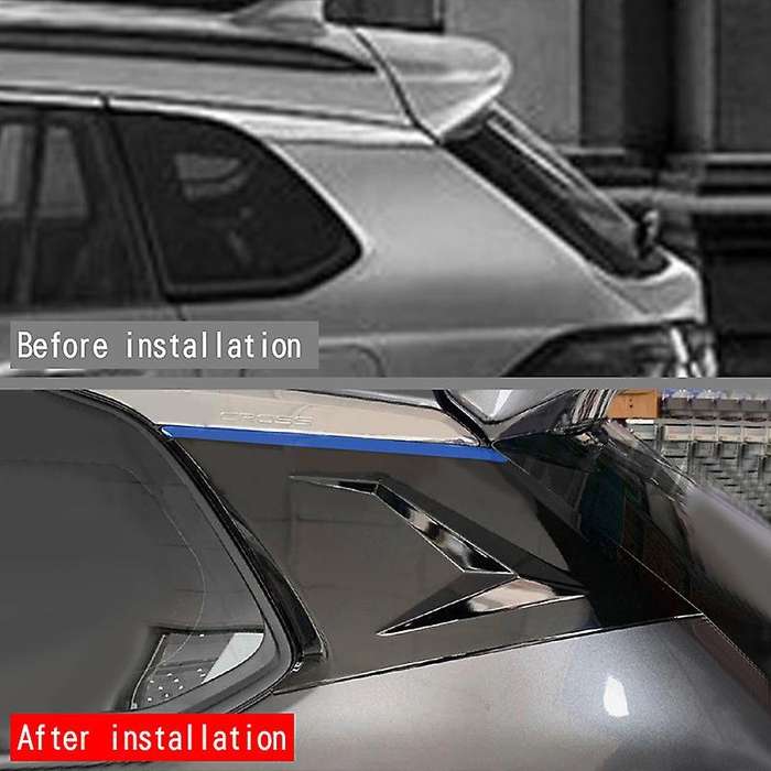 C Pillar Rear Side Window Quarter Panel Cover Trim Garnish for 2020 2021