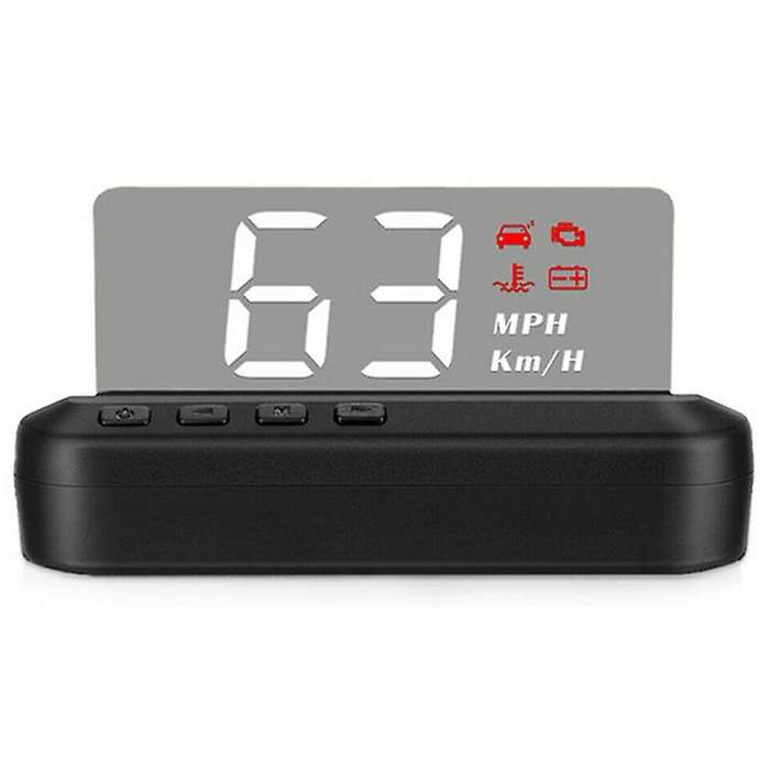 C100 Universal Car SUV LED OBD Speed Water Temperature HUD Head-Up Projector Kit