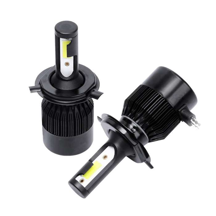 C6 Car Headlight Bulb Led Lamp H4/9003/Hb2 Led Headlight Bulbs,2Pcs 6500K Cool White Led Headlight F