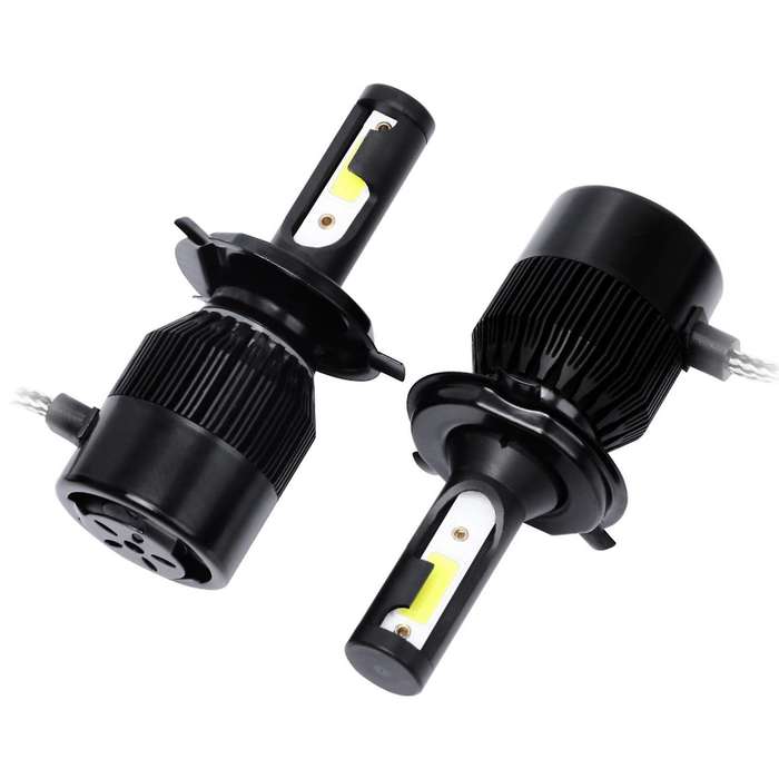 C6 Car Headlight Bulb Led Lamp H4/9003/Hb2 Led Headlight Bulbs,2Pcs 6500K Cool White Led Headlight F