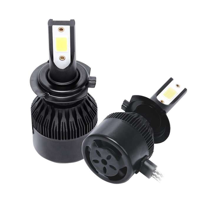 C6 Car Headlight Bulb Led Lamp H7 Led Headlight Bulbs,2Pcs 6500K Cool White Led Headlight Fog Light