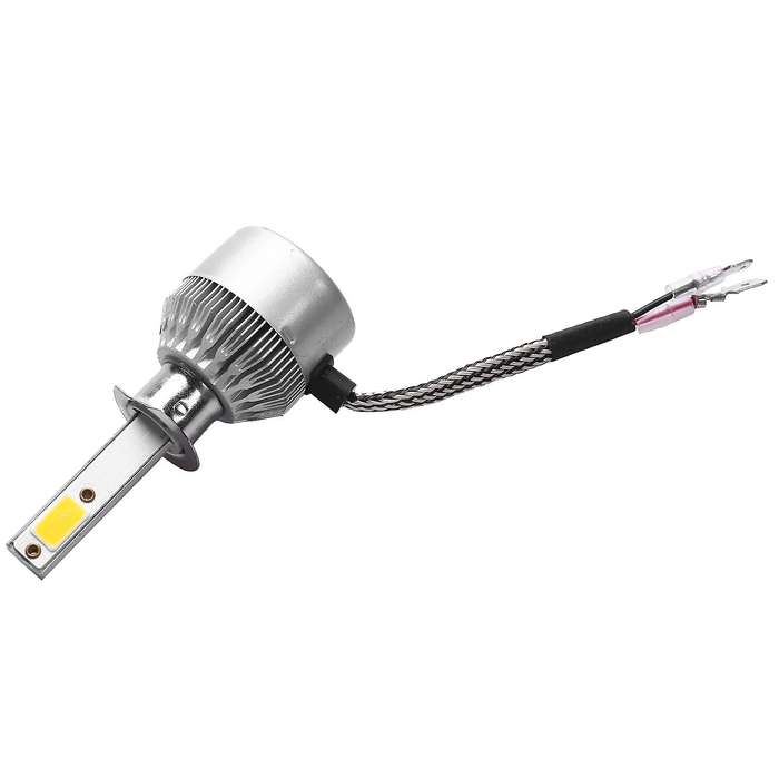 C6 Led Car Headlight Bulbs, 2Pcs 3000K Yellow Light Led Headlight Fog Light-Bulbs 72W 8000Lm Convers