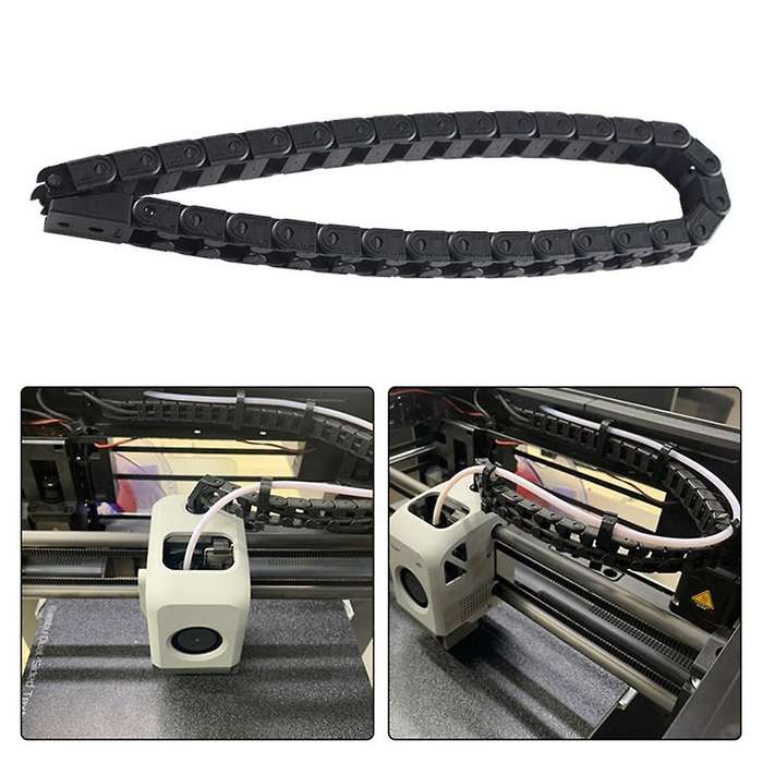 Cable Chains Drag Chain for Bambu Lab P1P Openning Type Drag Chain Drag Towline Assembly Kit 3D Prin