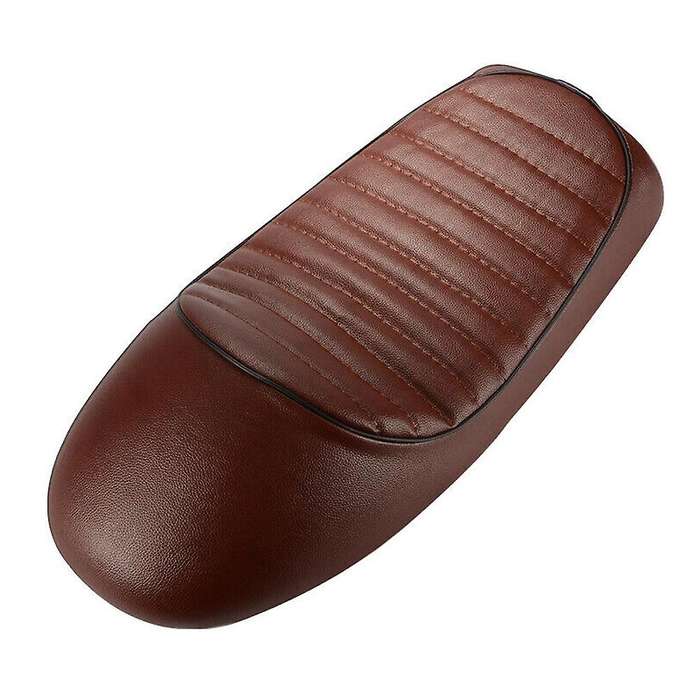 Cafe Motorcycle Seat Hump Saddle for GS XJ CG125 CB350 Brown