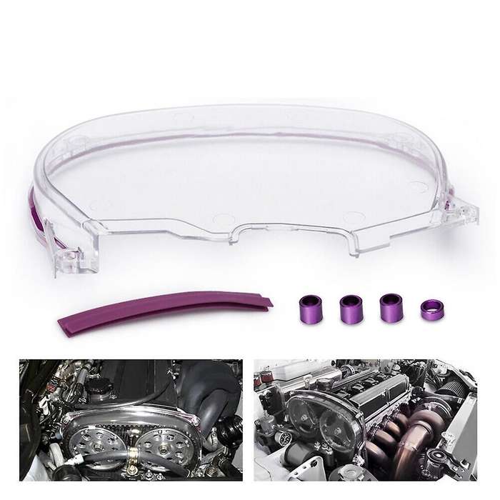 Cam Gear Timing Belt Cover Clear Fit for DSM EVO4-8 4G63