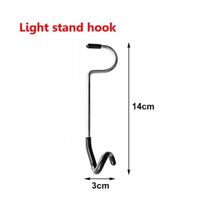 Camping Light Pole Hook Stainless Steel Tent Pole Light Hook Multi-functional Outdoor Camping Light