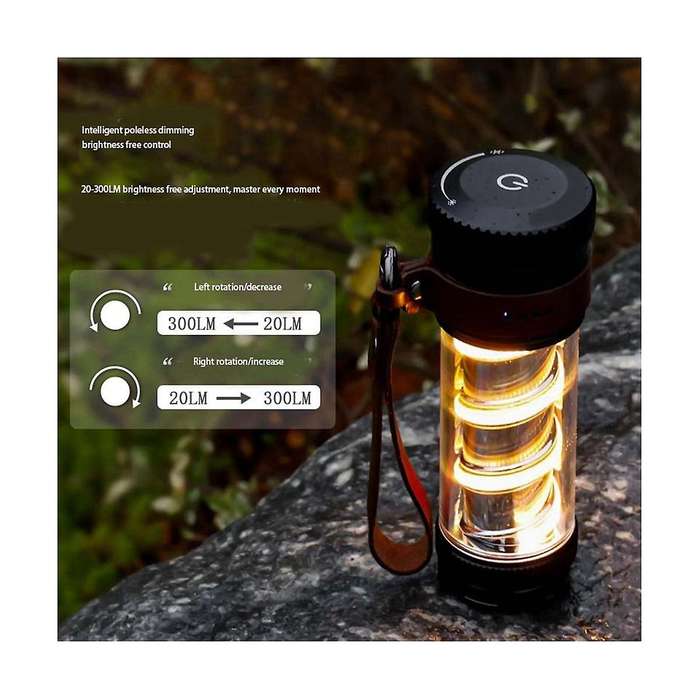 Camping Light Portable Tent Light Usb Rechargeable Emergency Light Outdoor Hook Camping Emergency Fl