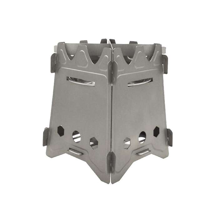 Camping Wood Stove Portable Folding Lightweight Titanium Outdoor Wood Burning Backpacking Stove