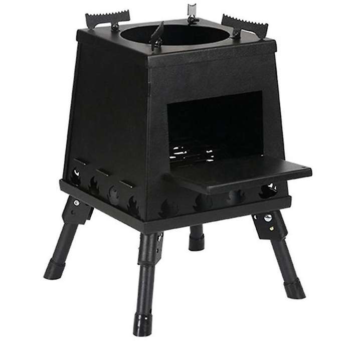 Camping Wood Stove Portable Outdoor Folding Firewood Stove Backpack Stove Outdoor Survival Hiking