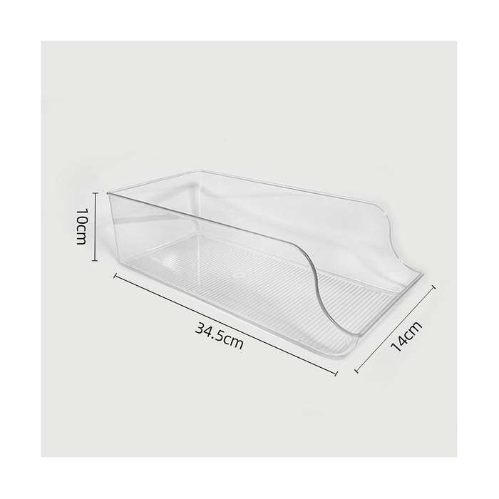 Can Dispenser 4pcs Clear Can Organizer for Pantry, Refrigerator, Freezer & Fridge Organizers and S