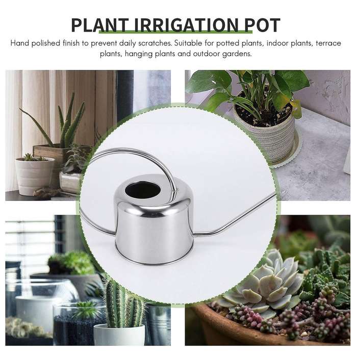 Can Pot Stainless Steel 900Ml Household Shower Pot Watering Flower