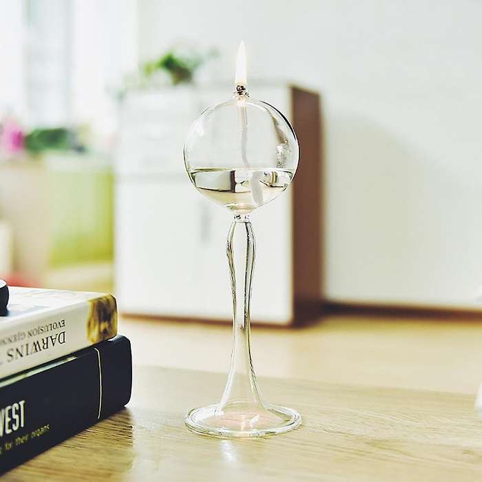 Candle Holders Decorative Tea Light Candleholders for Home Transparent Handmade Glass Candle Holder