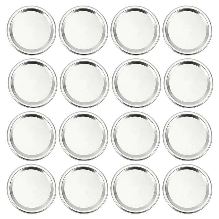 Canning ,120 Pcs ,regular Mouth Canning ,metal Lid Split-type with Airtight Seal and Leak Proof