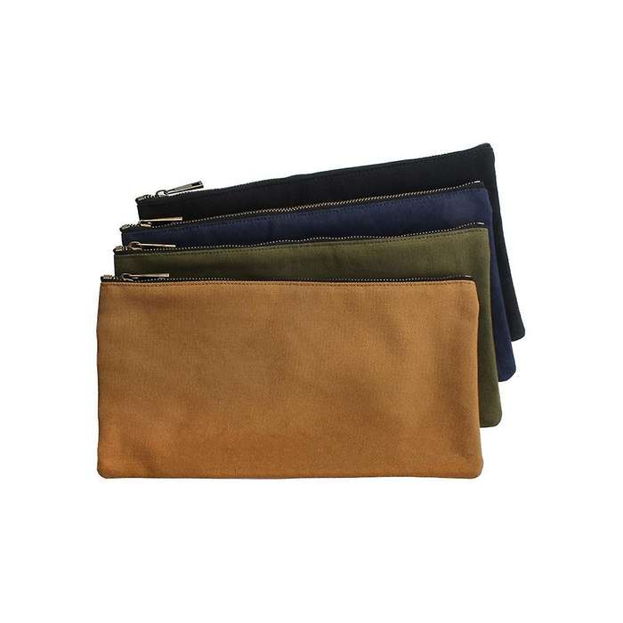 Canvas Tool Pouch Bags Zipper Small Multipurpose Organizer Pouch,with Buckle,for Storage Tools Items