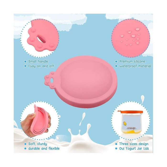 Cans Silicone Cup Lid Cup Cover Pet Dog Food Can Cup Lid Cup Lid Canned Cup Lid Three-in-one