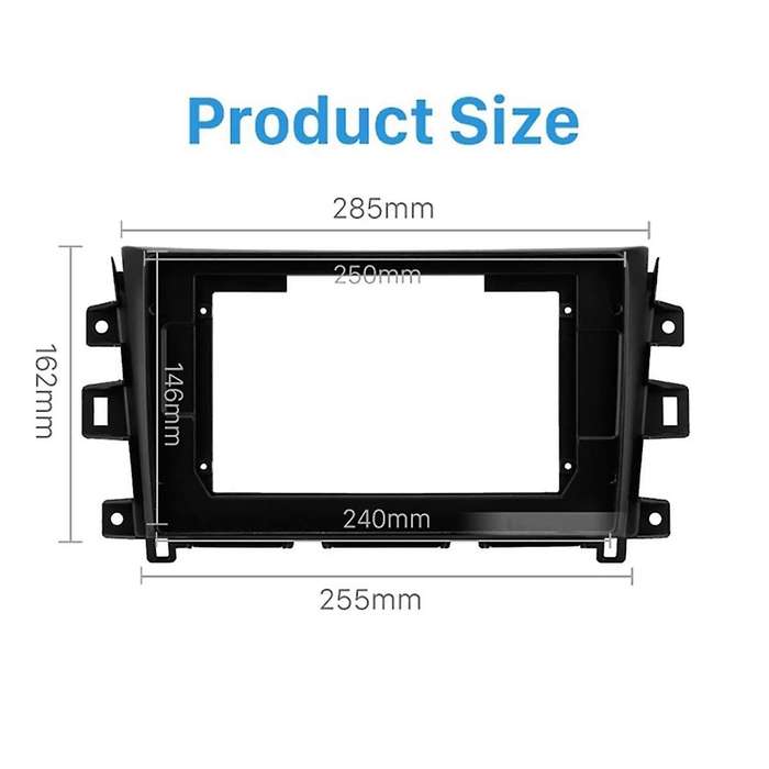 Car 2 Spindles 10.1 Inch Dvd Navigation Audio Conversion Frame Audio Conversion Bracket for Navara