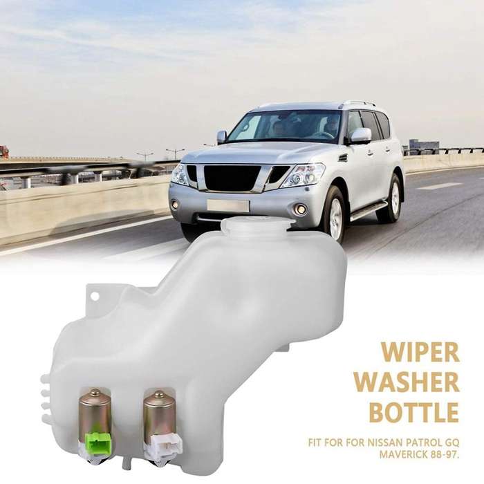 Car 2 Hole Windshield Wiper Washer Bottle with Pump Tank Kit for 88-97