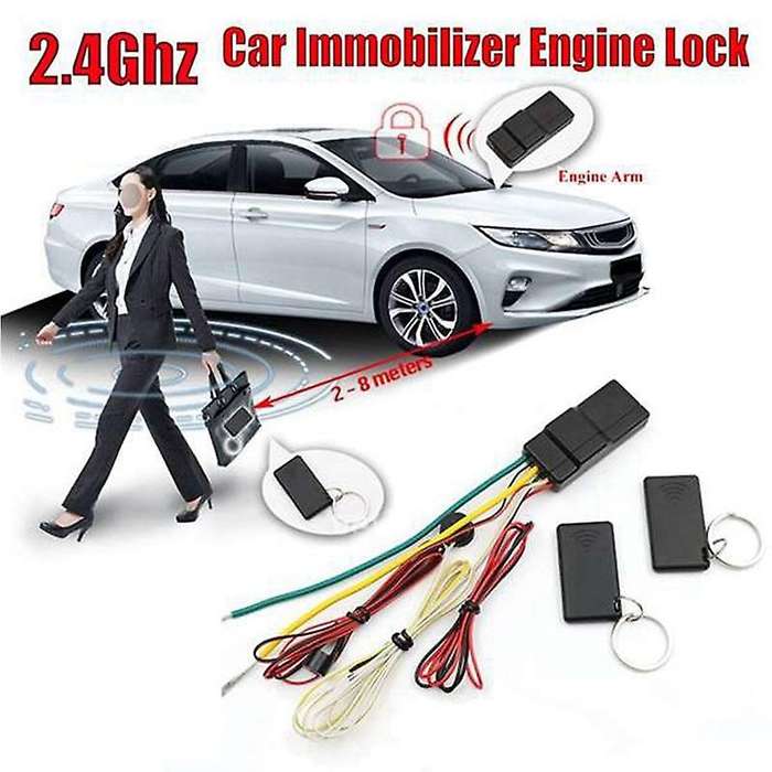 Car 2.4G RFID Wireless Anti-Theft Device Car Anti-Theft Intelligent Circuit Cut Off Automatic Unlock