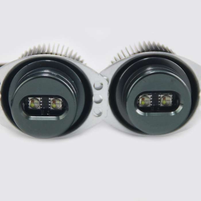 Car 24W LED Marking Angel Eyes RGB Color Changing LED Headlights for - E90 E91 325I 330I Pre- 2006-2
