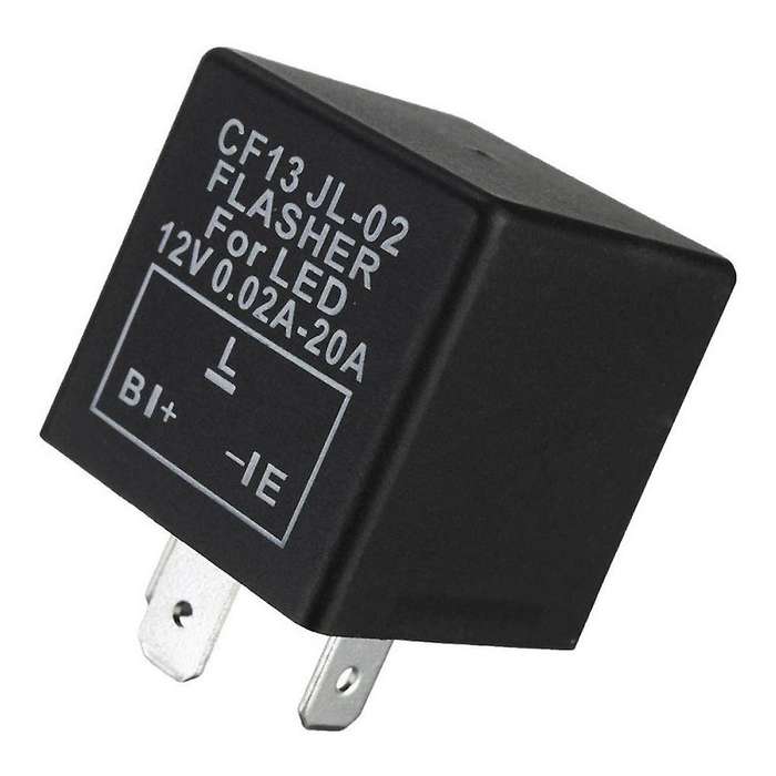 Car 3-pin Electronic LED 12V Flasher Relay Compatible Turn Signal Blinker