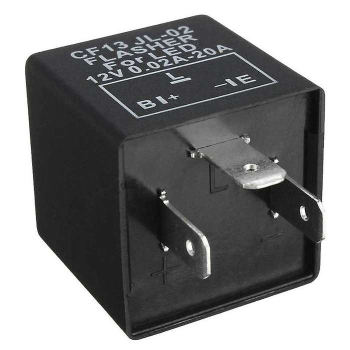 Car 3-pin Electronic LED 12V Flasher Relay Compatible Turn Signal Blinker