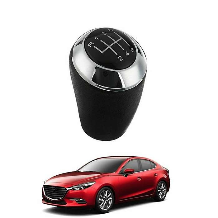 Car 6 Speed Gear Shift Knob Cover for CW 6 5 3 Series -7 MX-5 2003-2017 PU Leather Shifter Head