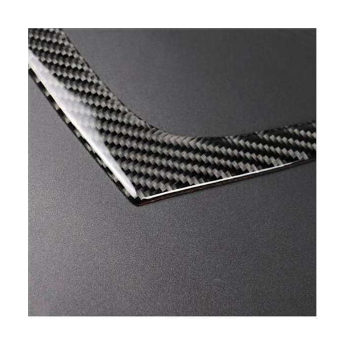 Car Abs Carbon Fiber Center Control Panel U-shaped Frame Cover Trim Fit for Xt5 2016-2017