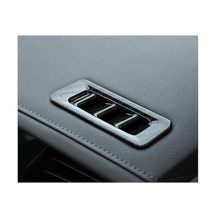 Car Abs Carbon Fiber Dashboard Front Upper a Pillar Small Air Conditioner Vent Outlet Decoration Co